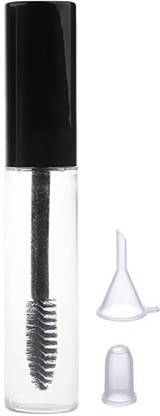 VASADIGITAL 1pcs 10ml Reusable Empty Mascara Black Bottle Tube Container With 1 Pcs Funnel