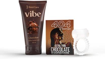 Bold Care 404 Ultra Thin Chocolate Condoms-3 Sheets with Chocolate Flavored Lubricant