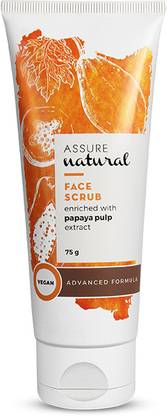ASSURE Natural Face Scrub (Enriched with the goodness of real papaya extract) Scrub