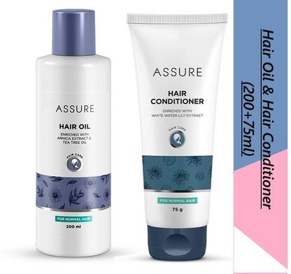 ASSURE _Hair Oil (enriched with arnica extract) 200ml & Hair Conditioner 75g