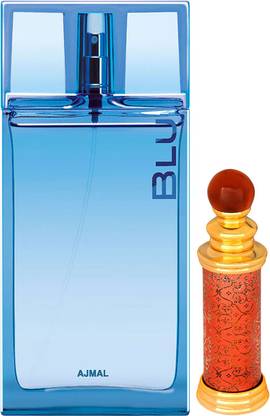 Ajmal Blu EDP 90ML and Classic Oud 10ML CP For Men & Women