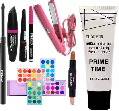 SHEFFO Kajal & Straightener,Eyeliner Mascara Eyebrow,Contour,Board Palette, Primer