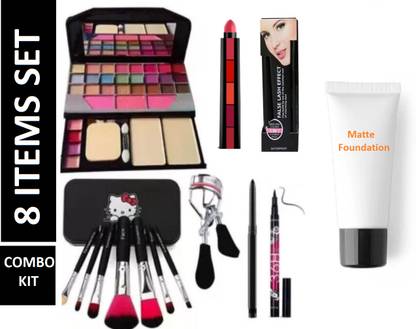 SKINPLUS All in 1 Face Makeup Combo KIt With Premium Quality Products (8 Items in the set)  (8 Items in the set)