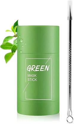 Yuency blackhead remover pin with Green Tea Stick Mask, Purifying Clay Facial Mask Removes Blackheads