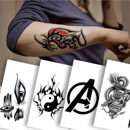 Vanvati Eye, Dragon And (A) Temporary Tattoo Sticker