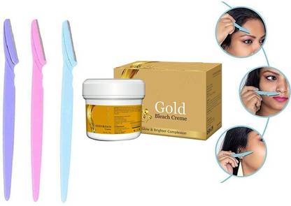 Wiffy Girls Ladies Facial Bikini Gold Bleach Cream for Instant Gold Radiant