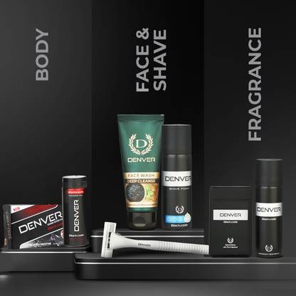 DENVER Blackcode Men's Grooming Kit