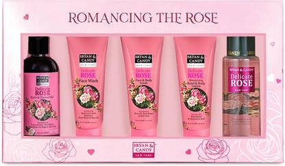 Bryan & Candy Romancing the Rose Gift Set For Women With Skin-Friendly pH 5.5 ,SLS & Paraben Free