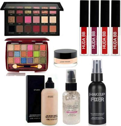huda.bb Makeup kit combo waterproof and matte finish makeup product Pack of 7