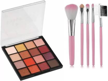 SUBHMUN Beauty Makeup Brush + 16 color ultimate Eyeshadow kit