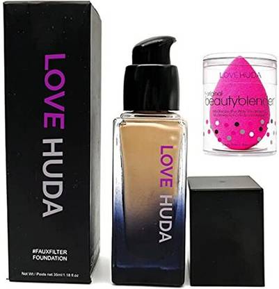 LOVE HUDA Professional Waterproof Skin Base Foundation For All Type Of Makeup For Girls & Women