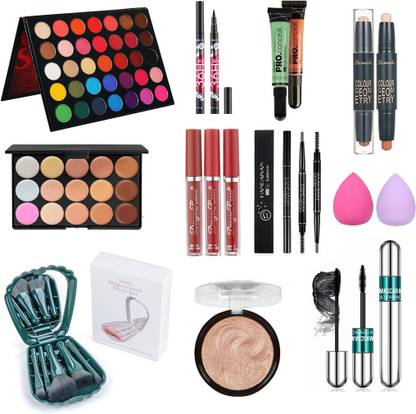 DAIMANPU Massive All In One Makeup Combo Set for PRO Makeup High Quality Products Assembled