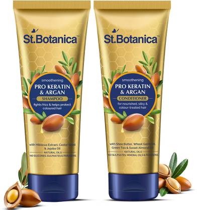 St.Botanica Combo of Pro Keratin & Argan Oil with Conditioner (50ml Each)