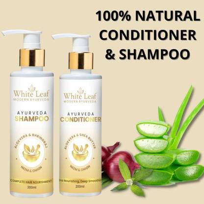 White Leaf Anti Dandruff Shampoo With Conditioner Sulphate Free