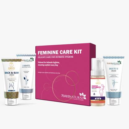 7 Days Feminine Intimate Area V Whiteing Back & Bum Hip Up Intimate Lightening Private Part Area Whitening Kit
