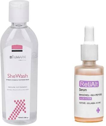 BIUMARK Youthful Radiance with RetiAlt Serum 20ml & Shewash Hygiene Solution 100ml
