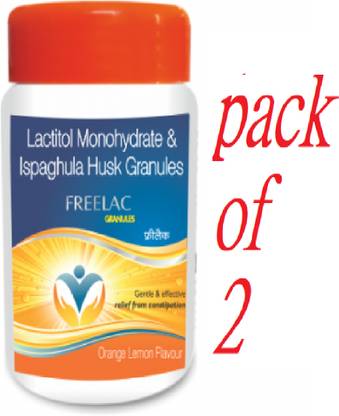 Glenston AAP KI F R E E L A C GRANULES ORANGE LEMON 90Gm (PACK OF 2)