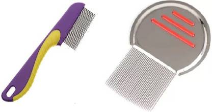 UNNTEESH Lice Treatment Comb for Head Lice/Nit Lice Egg Removal Stainless Steel Metal