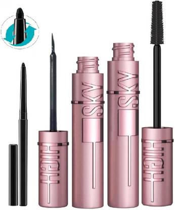 nn soft and smooth new water proof eyeliner mascara kajal combo kit