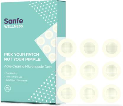 Sanfe Acne Clearing Microneedle Dots | Acne patches for blemishes, early stage & deep pimples