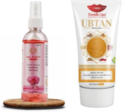 ME FIRST TONER 100ML WITH UBTAN FACE WASH 100ML