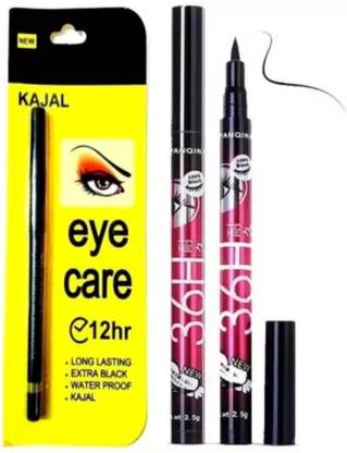 lately Long Lasting Extra Black Waterproof Kajal 36 H Black Premium Waterproof Eyeliner