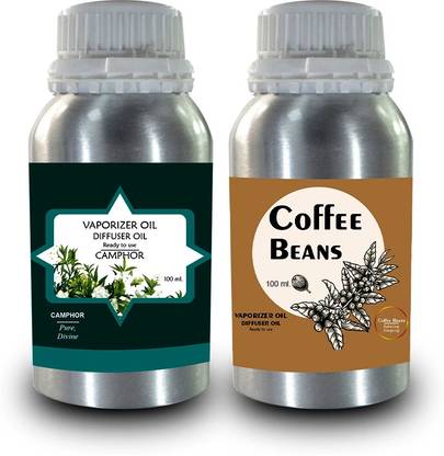 Veena Combo Pure Perfume Concentrate, Attar, Diffuser, Fragrance Oil (Camphor & Lavender)