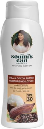 The Soumi's Can Product Sunscreen - SPF 50 Shea & Cocoa Butter Moisturizing Lotion (200ml) (Pack of 1)