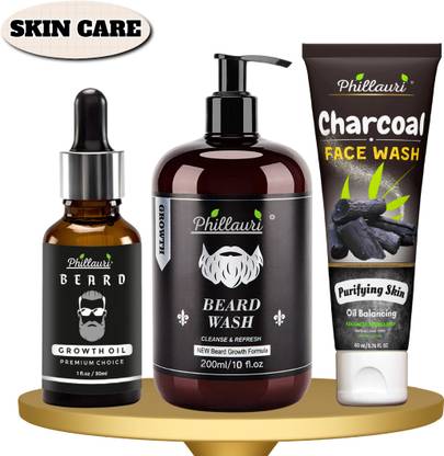 Phillauri Beard Care and Skin Care Combo Kit