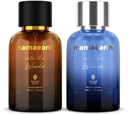 Mamaearth Warm & Fresh – Eau De Parfum Combo - Into the Woods Eau De Parfum - 100 ml & Into the Waves Eau De Parfum - 100 ml