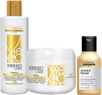 L'Oréal Professionnel Xtenso Care Sulfate-Free Shampoo & Masque with Free Absolut Repair Mini Shampoo