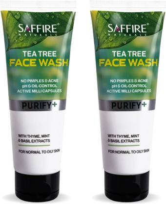 SAFFIRE Natural Purifying Tea Tree  Face Wash