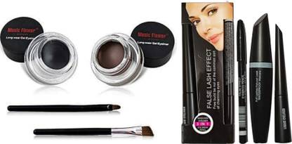 ghorela Gel Eyeliner Black and Brown, Eyeliner, Mascara, Eye Brow Pencil