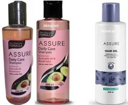 Beracah Daily Care Shampoo + Enriched W