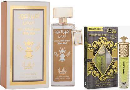 Manasik Ameer Al Oud Original White Oud Perfume & Basat Al Reeh Attar
