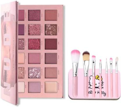 mkldsrh nude Swiss Glitter Shimmer Pigmented Eye Shadow with make up brushes for face make up kit