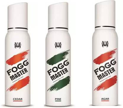 FOGG MASTER PINE+AGAR+CEDAR 120ML EACH (PACK OF 3) GBCGift Set