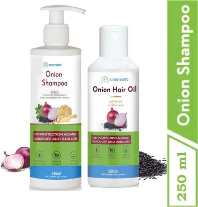 Kathiyawad "Anti Hair Fall Spa Range with Onion Hair Oil + Onion Shampoo for Hair Fall Control"