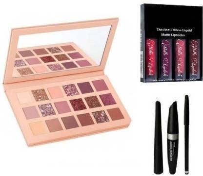 Toberer Nuda Eyeshadow &Red Edition Mini matte lipstic & Eyeliner Maskara Eyebrow pencil