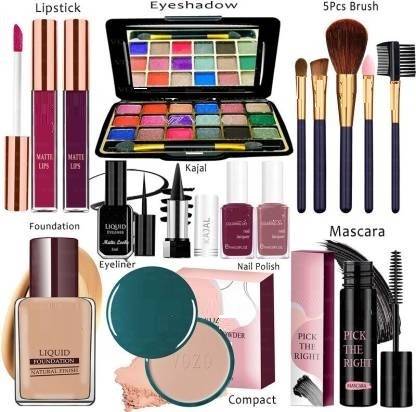 GLOW IT Makeup Combo Kit One-stop Beauty Package for Beginners and Professionals 201