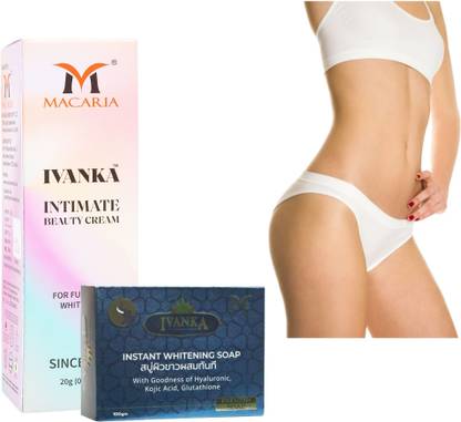 MACARIA Ivanka Intimate Beauty Vaginal Whitening Cream + Skin Whitening Soap for Women