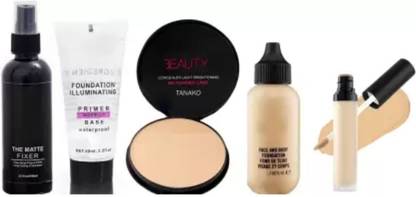 lately MAKEUP COMBO WITH FOUNDATION BOTTLE FIXER PRIMER COMPACT CONCEALER