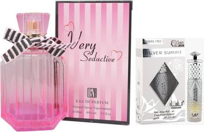 BN PARFUMS Very Seductive Perfume 100ml & Silver Summit Attar 6ml