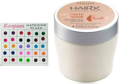 Oriflame Sweden HAIRX Advanced Care Ultimate Repair Nourishing Hair Mask with bindi