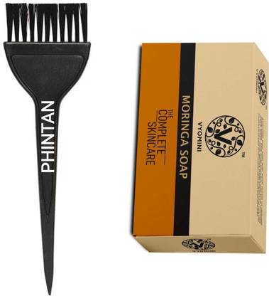 PHINTAN RCM MORINGA SOAP WITH HAIR DYE BRUSH