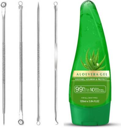 SIYDHA Ayurveda Aloevera Gel With Acne Marks Removal Tool Plus Alovera Gel For Face {2items}
