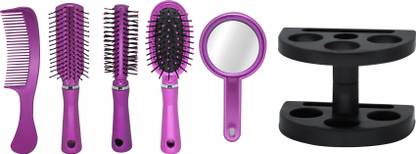 Angel Infinite Set Of Hair Brush With Mirror For Hair