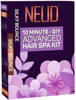 NEUD 4-Step DIY Advanced Hair Spa Kit for Salon-Like Silky Bounce at Home - 1 Pack (40g)