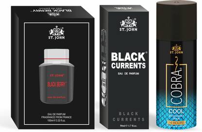 ST-JOHN Deodorant Cool 150ML and Black Current 50ML & 100ML