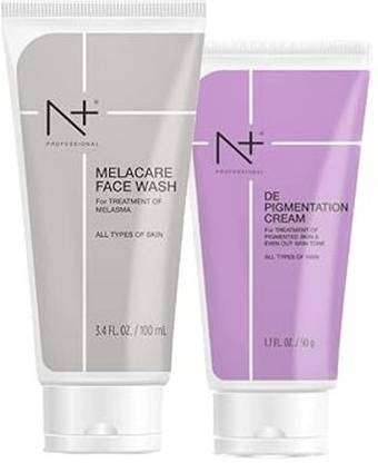 N PLUS Professional De Pigmentation Combo ( Melacare Facewash 100ml + De Pigmentation Cream 50g )